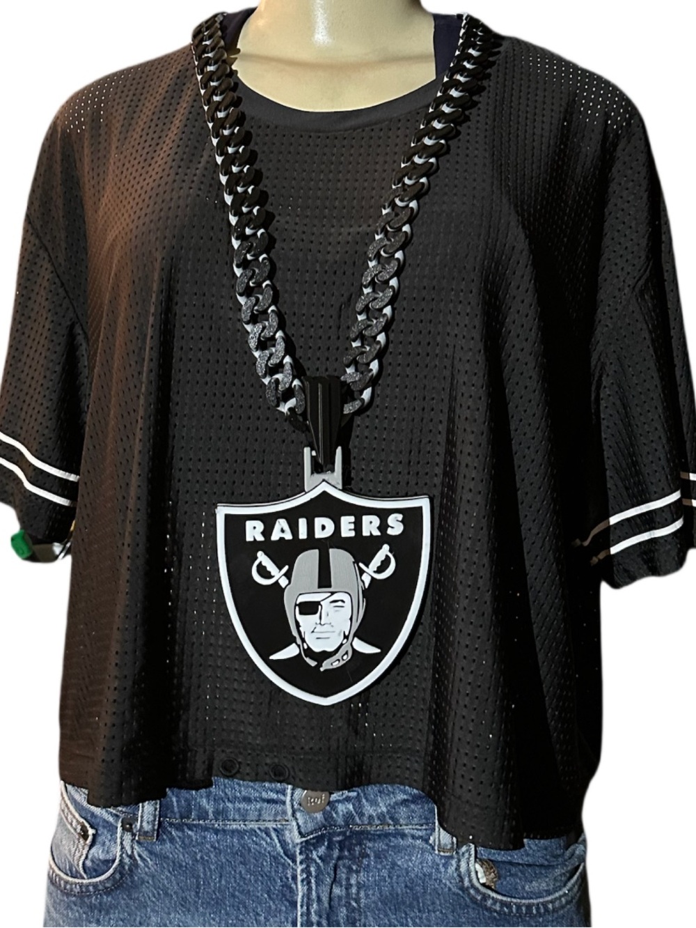 Raiders Oakland  hype chain 3D printed fan art chains